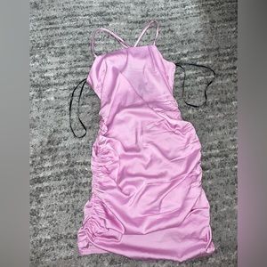 I bought this dress it was also too big. It’s super comfy and not too short!